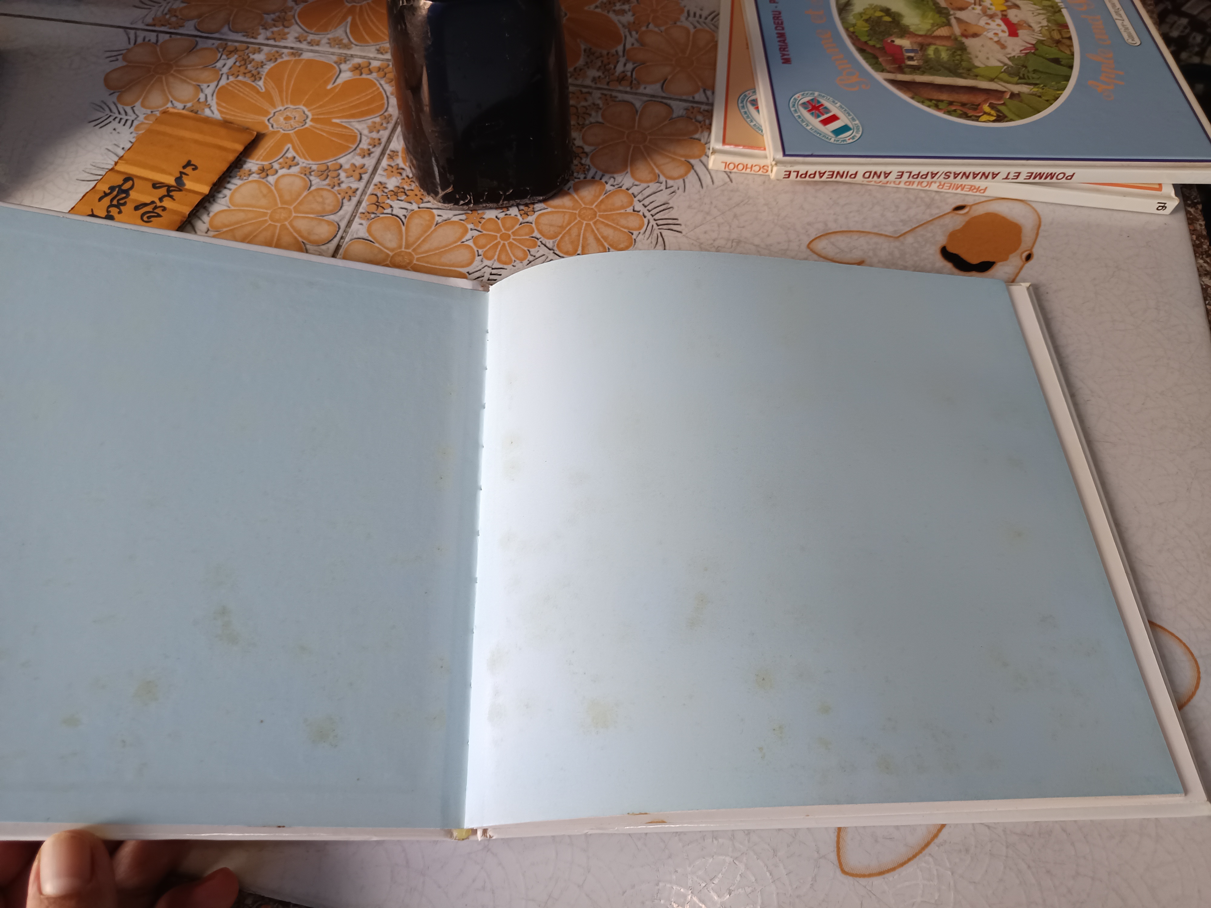 หนังสือสำหรับเด็กปกแข็ง ฉบับ 2 ภาษา (ฝรั่งเศส-อังกฤษ) **สินค้าหมด**