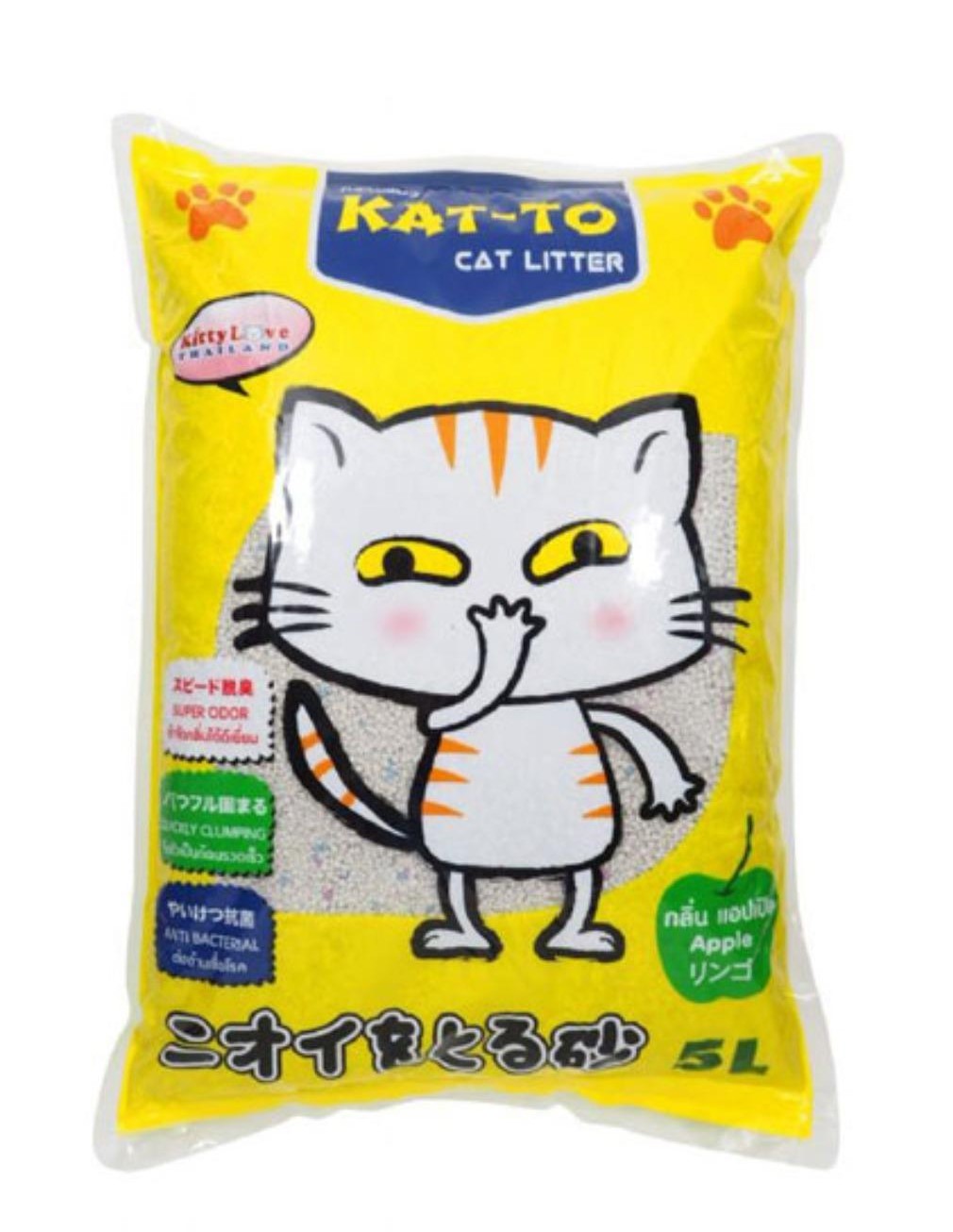 ทรายแมว Katto 10 ลิตร แอปเปิ้ล