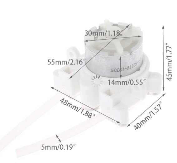 ปั้มดูด-ส่ง Peristaltic Pump Peristaltic Dose 6V DC