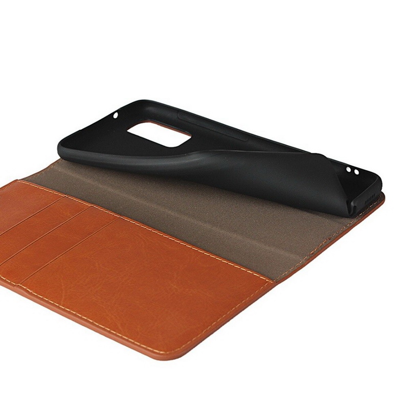 Case Samsung Galaxy S20 FE/S20 FE 5G #เคสฝาพับหนังแท้แบบกระเป๋าสตางค์คุณภาพดี Crazy Horse Genuine Leather Cover
