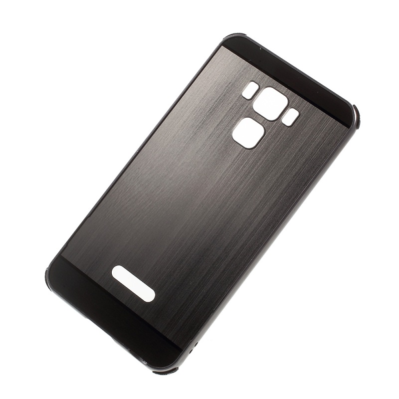 Case Asus Zenfone 3 Max ZC553KL เคสฝาหลัง ขอบโลหะ+แผ่นหลัง Plastic Slide-on Brushed Plating Hard Phone Case (Metal Bumper + PC)