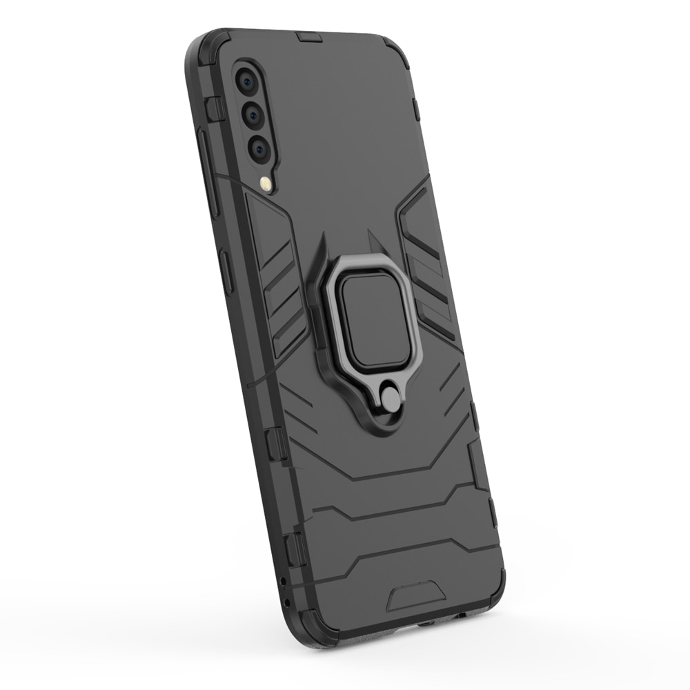 Case Samsung Galaxy A50 / A50s / A30s #(พร้อมส่ง)เคสฝาหลังพลาสติกแข็ง +TPU Hybrid Case มีแหวนสวมนิ้วโลหะ