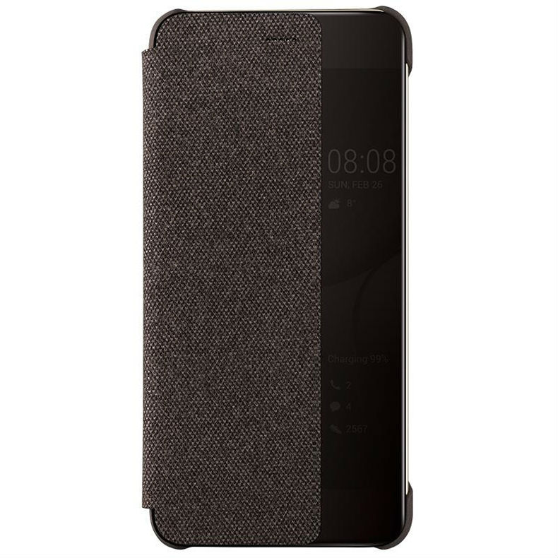 เคส Huawei P10 Plus เคสฝาพับ TPU OEM HUAWEI Side Window Smart Leather