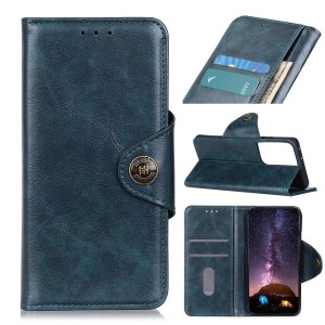 Case Samsung Galaxy S21 Ultra#เคสฝาพับแบบกระเป๋าสตางค์หนัง PU Textured PU Leather Wallet