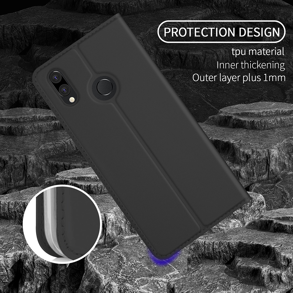 เคส Huawei nova 3i #เคสฝาพับหนัง PU Card Holder Auto-absorbed Leather