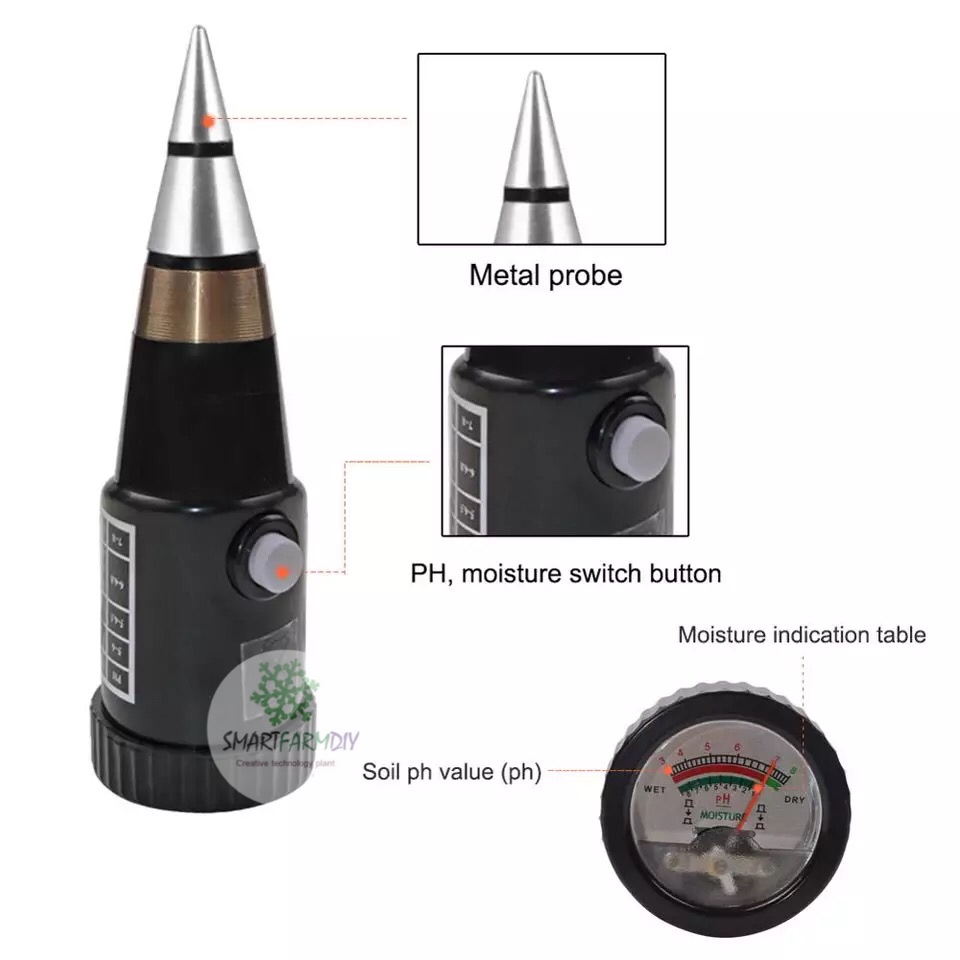 มิเตอร์วัดค่าในดิน soil Metal probe Hygrometer