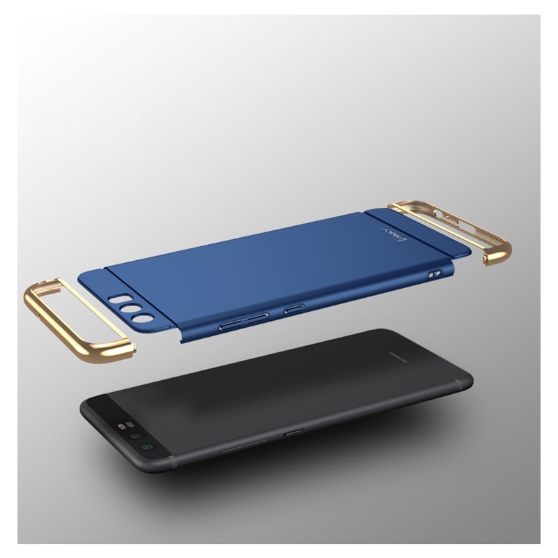 Case Huawei P10 plus #เคสฝาหลัง IPAKY 3-In-1 Plating PC Cell Phone Case