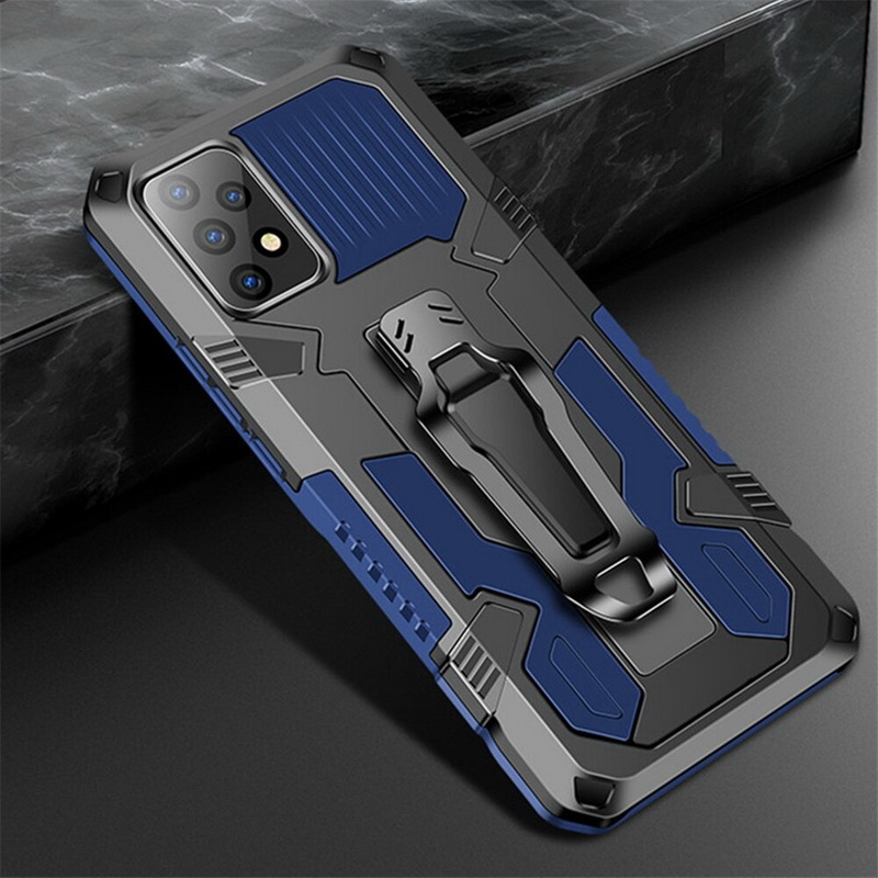 เคส Samsung Galaxy A13 4G #เคสฝาหลังกันกระแทกมีคลิบหนีบ ไฮบริด พลาสติก+TPU Heavy Duty Rugged Hybrid