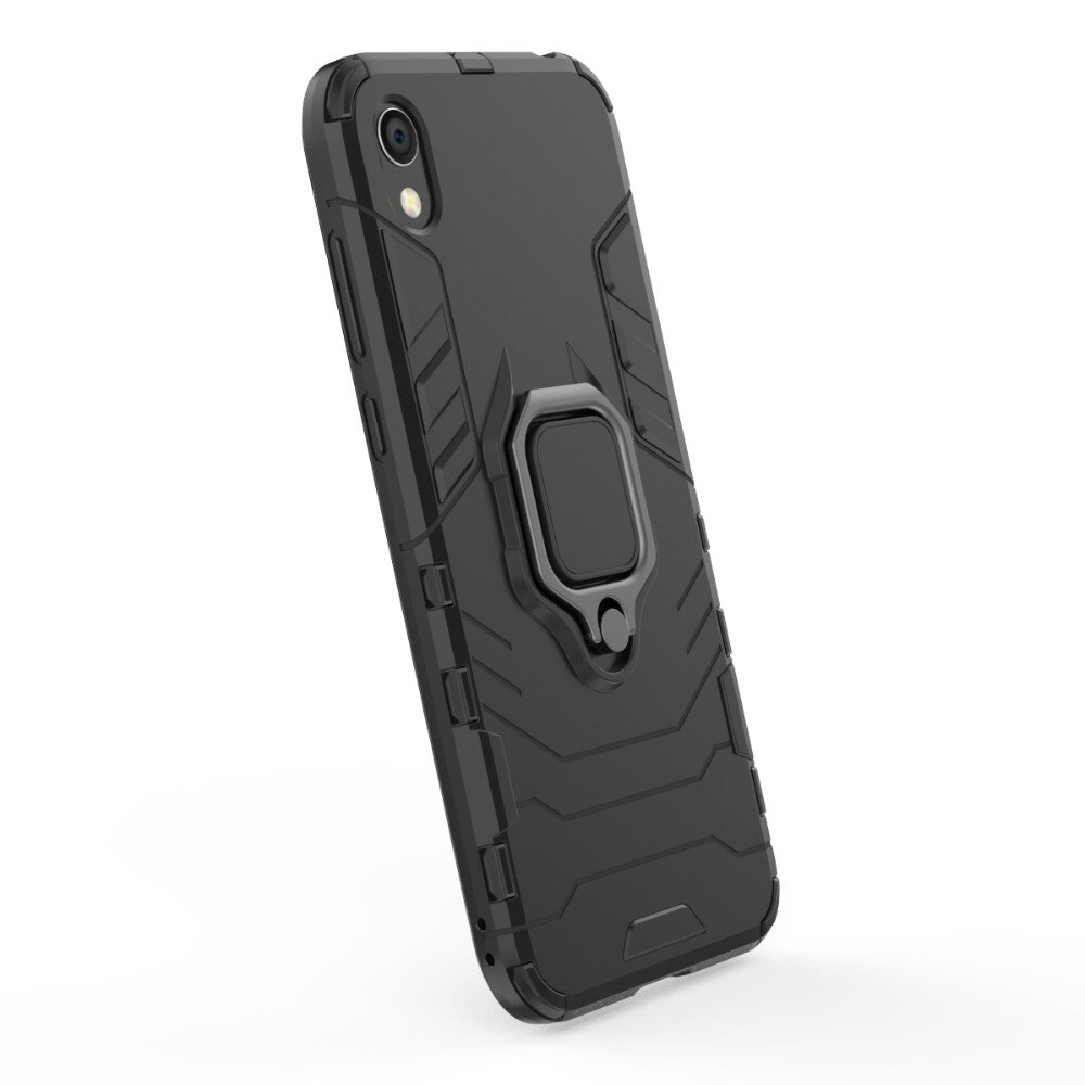 Case Huawei Y5 (2019) #เคสฝาหลังพลาสติกแข็ง +TPU Hybrid Case มีแหวนสวมนิ้วโลหะ