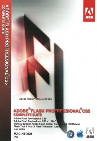 Adobe Flash Profreesional CS5 Complete Suite ( 1 DVD )