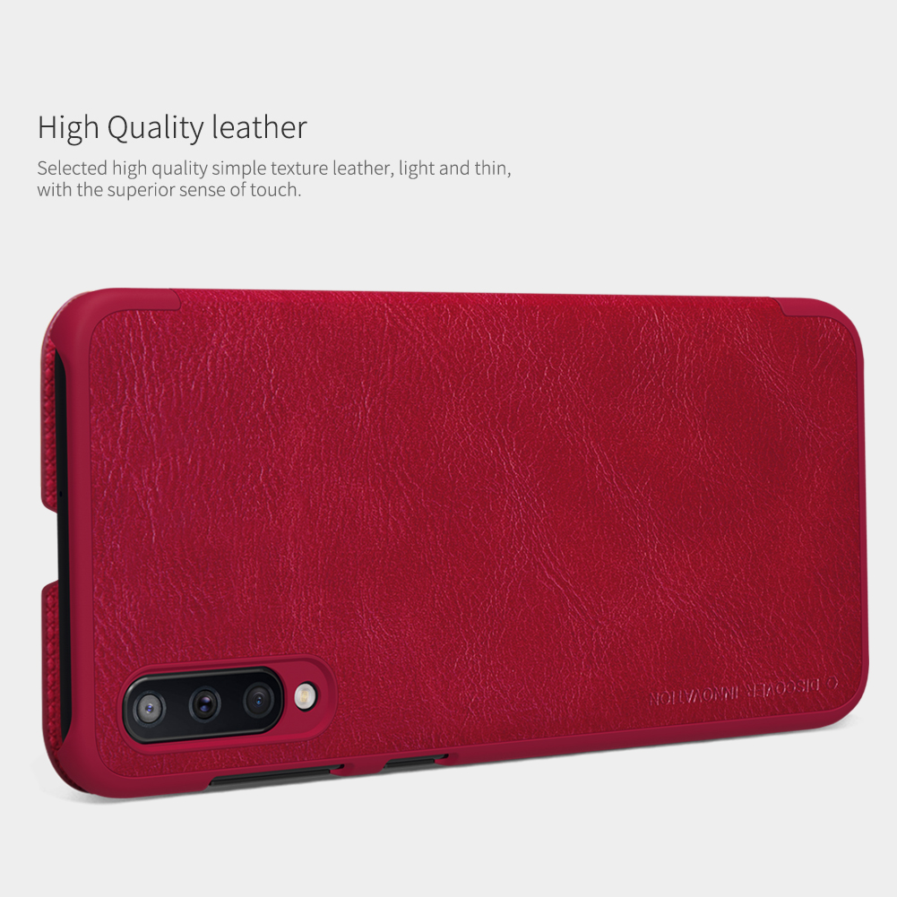 เคส Samsung Galaxy A50 / A50s / A30s #เคสแบบฝาพับ NILLKIN แท้รุ่น Qin Series Card Slot คุณภาพดี