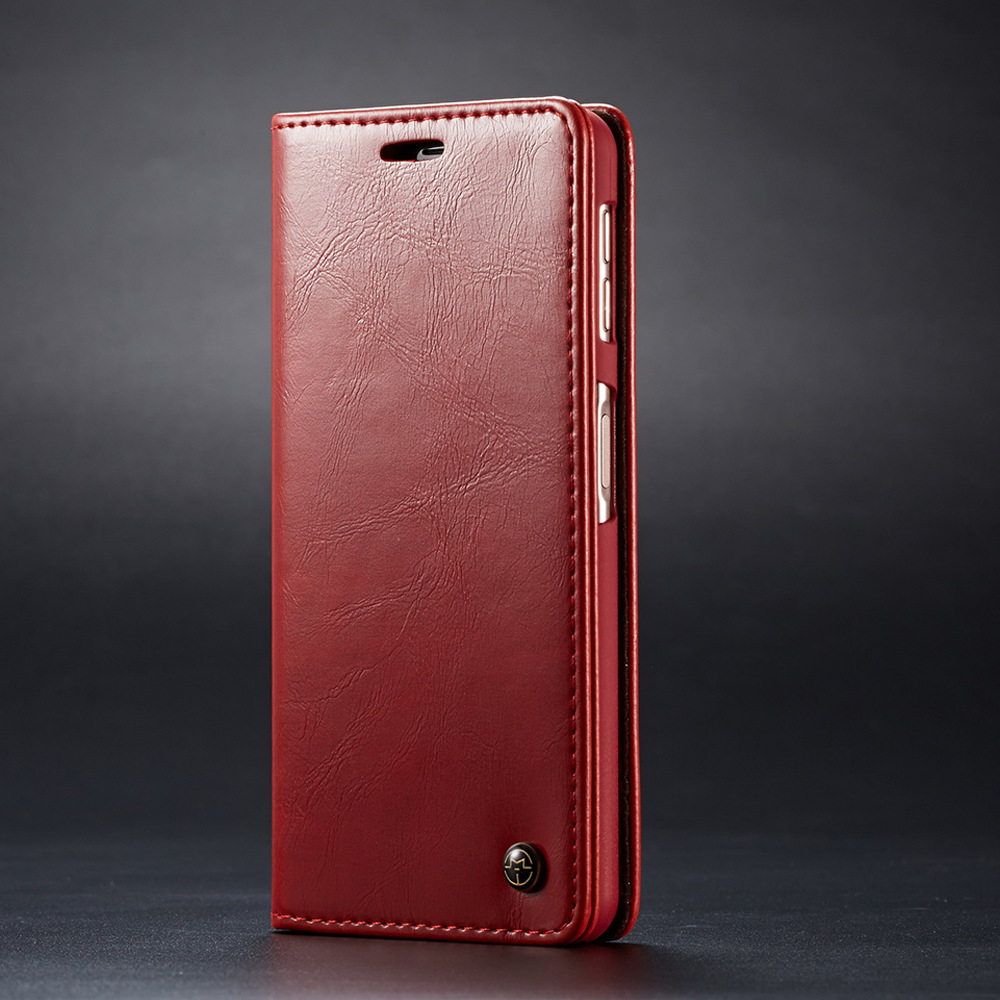 Case Samsung Galaxy A7 (2018) #เคสฝาพับ CASEME PU Leather Magnetic Flip Wallet