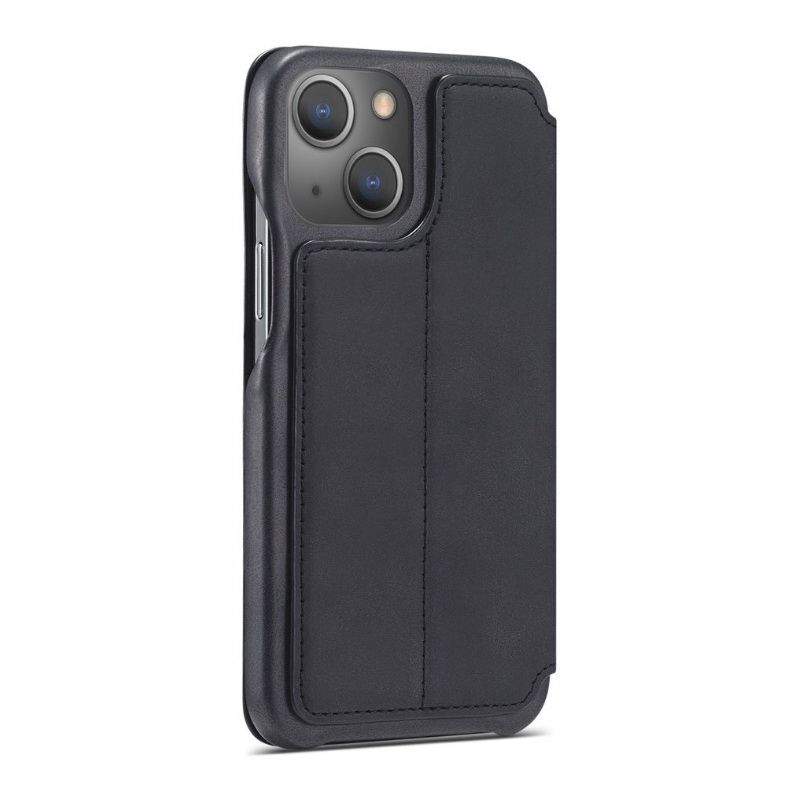 Case iPhone 14 #เคสฝาพับหนัง PU มีช่องใส่บัตร LC.IMEEKE Retro Style Leather Card Holder