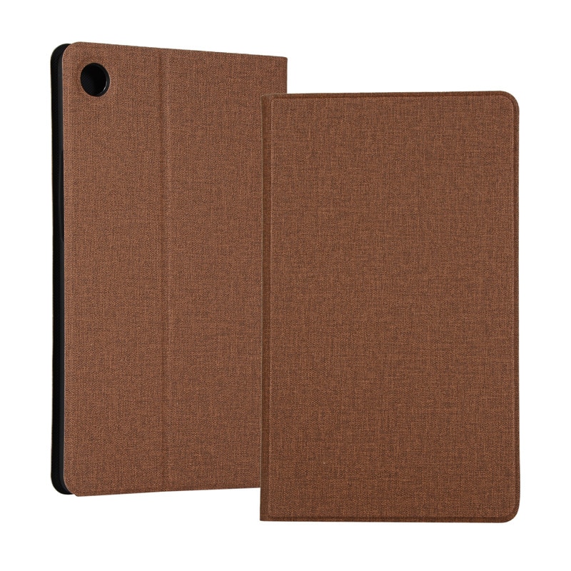 เคส Huawei MediaPad M5 Pro 10.8 นิ้ว #เคสฝาพับผิวผ้า Cloth Texture Leather Stand Case