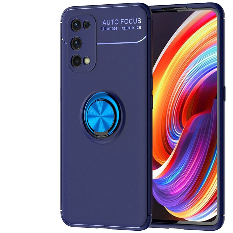 เคส Realme 7 Pro #เคสฝาหลัง TPU Finger Ring Kickstand (แผ่นโลหะแบบ Built-in)