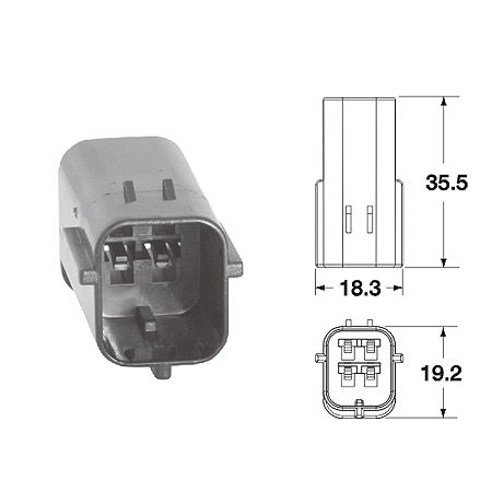 ปลั๊กต่อสายไฟในรถยนต์ AUTOMOTIVE CONNECTORS,070 AM EJ-ll SERIES SEALED 1.25sqmm