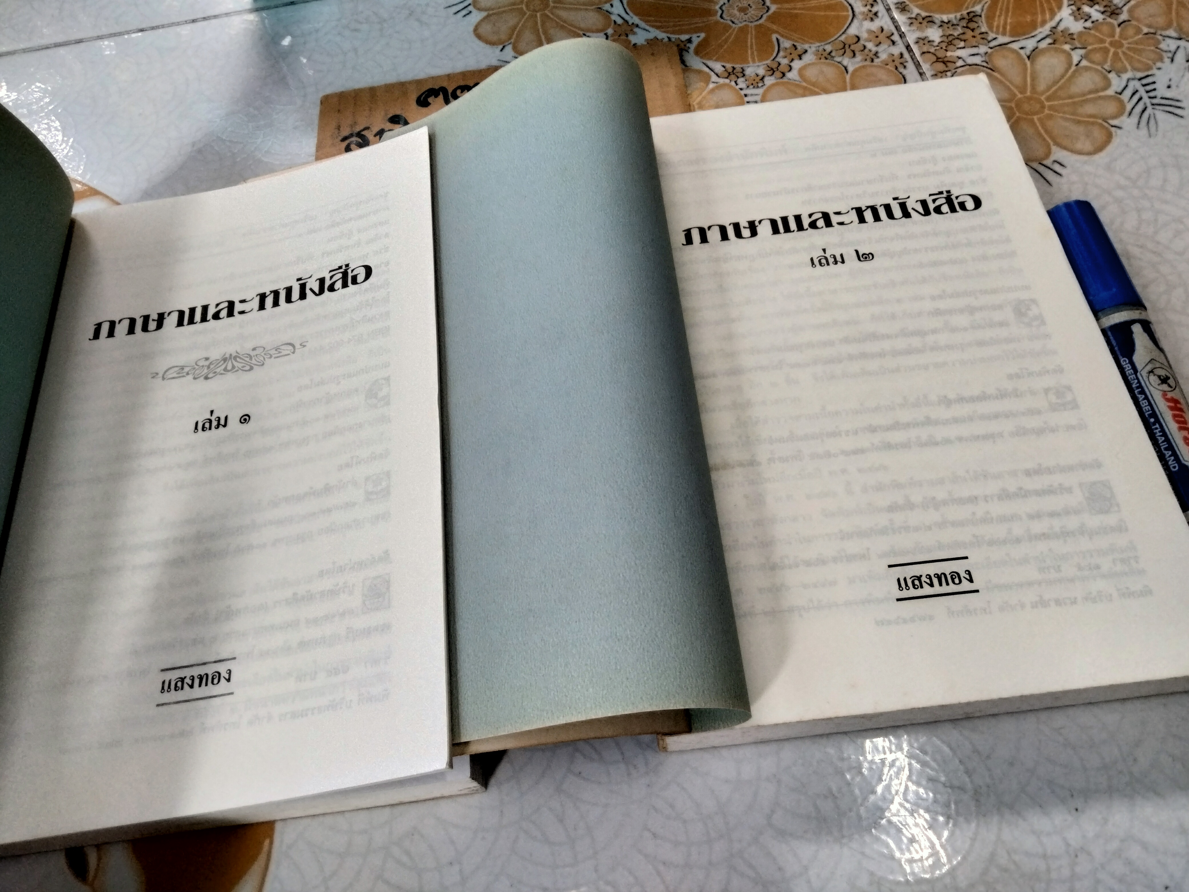 ภาษาและหนังสือ 1-2 โดย แสงทอง (หลวงบุณยมานพพาณิชย์) พิมพ์ พ.ศ.2537 สนพ.ดอกหญ้า **สินค้าหมด**