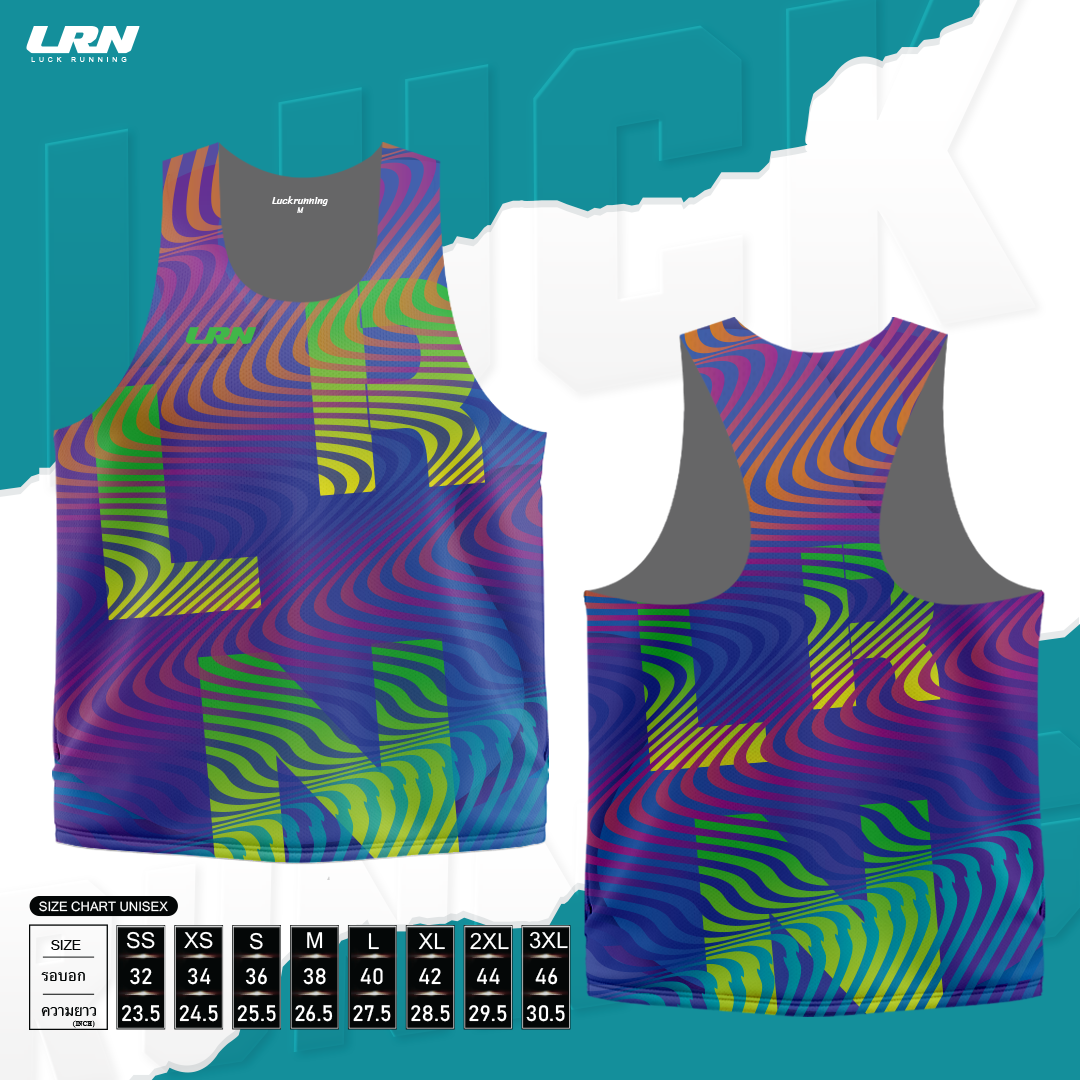 เสื้อกล้าม Run Elite ผ้า Air Flow Plus สำหรับวิ่งมาราธอน (AP13-01)