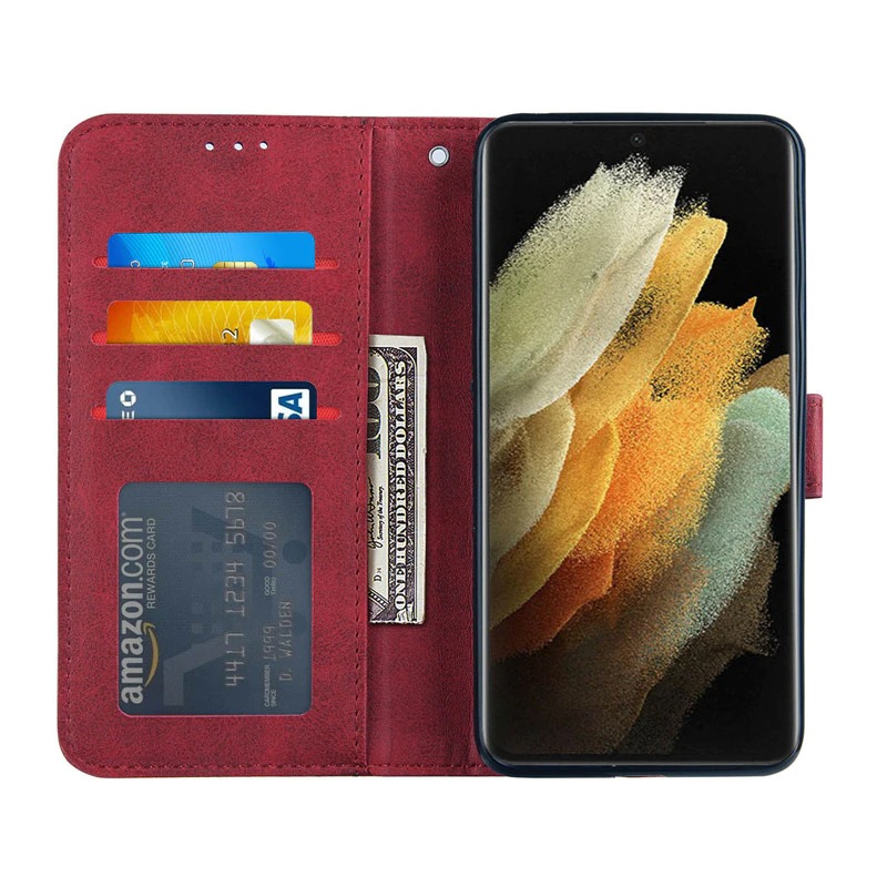 เคส Samsung Galaxy A73 5G#เคสฝาพับแบบกระเป๋าสตางค์สไตล์เรขาคณิต Luxury Wallet Flip Phone Case