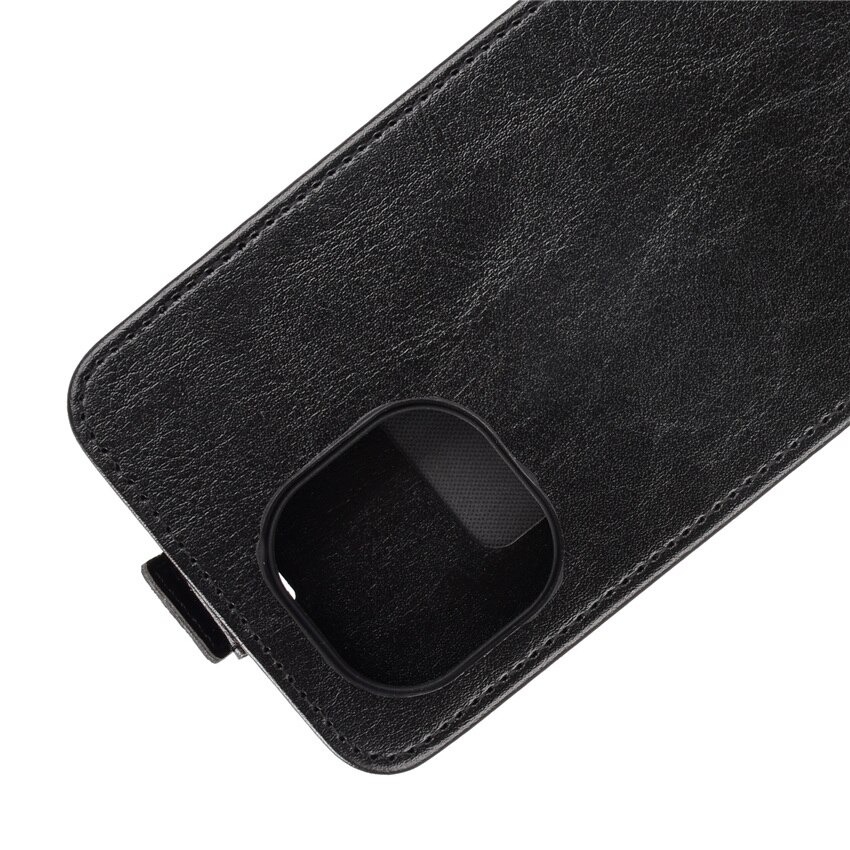 Case Xiaomi Mi 11 #เคสฝาพับหนัง PU Crazy Horse แนวตั้ง พร้อมช่องเสียบการ์ด