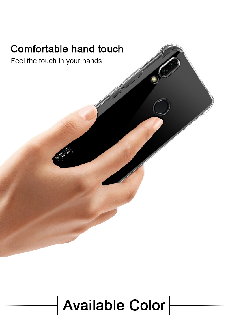 Case Huawei Y9 Prime 2019 #เคสฝาหลังIMAK Skin Feel Anti-drop TPU Case + ฟิล์มกันรอย Explosion-proof Screen Film