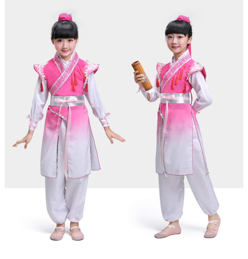 ชุดเสื้อผ้าแต่งกายเด็กชาวจีนโบราณ 儿童古装汉服 Chinese Children Traditional Costumes