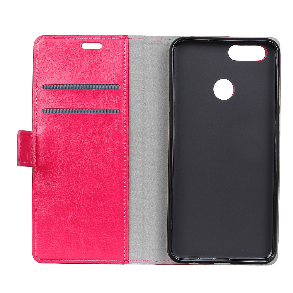 เคส Huawei Y9 (2018) #เคสฝาพับแบบกระเป๋า Crazy Horse Texture Wallet