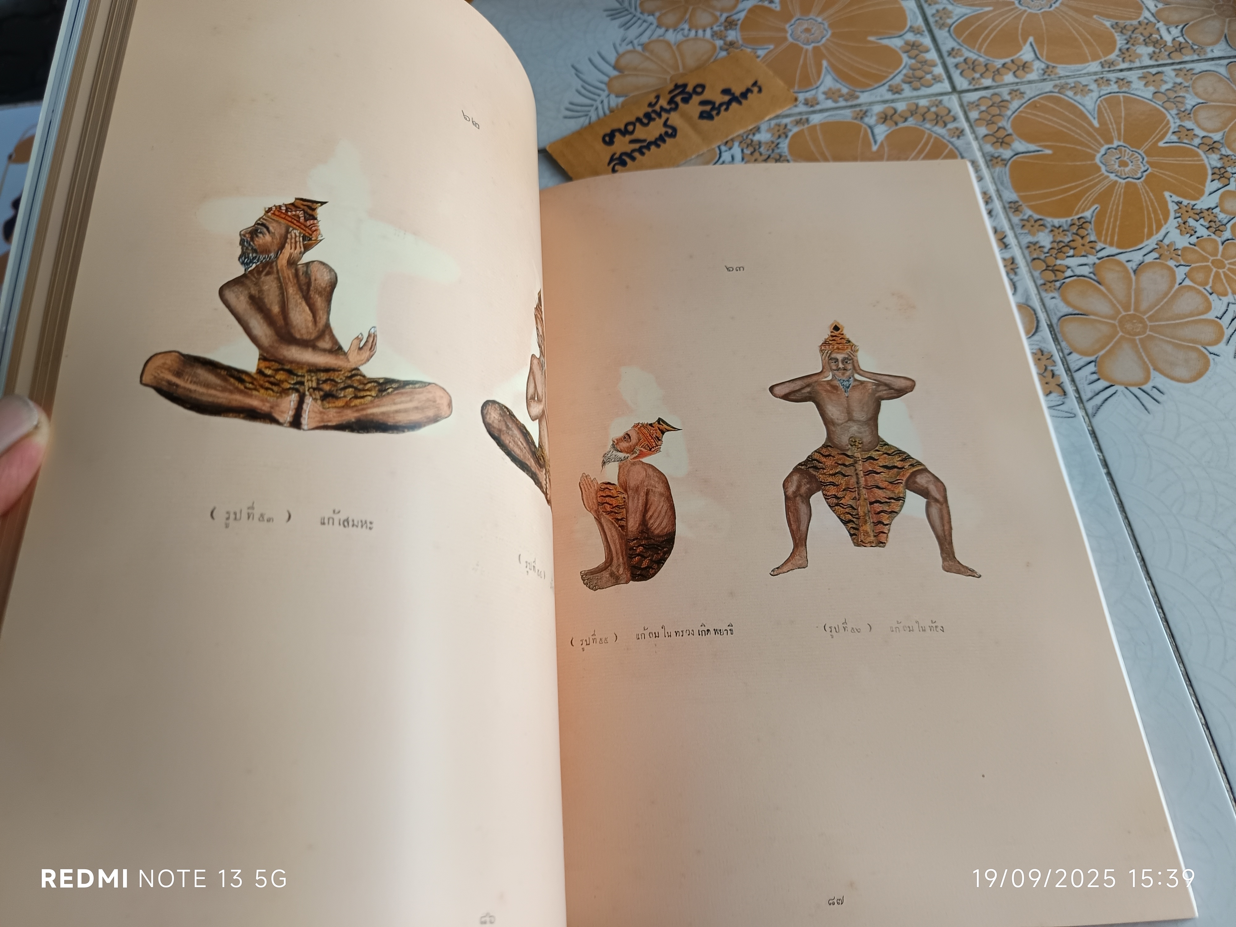 แผนตำราหมอนวดและฤๅษีดัดตน โดย พระยาพิศณุประสาตร์เวช (คง ถาวรเวช)