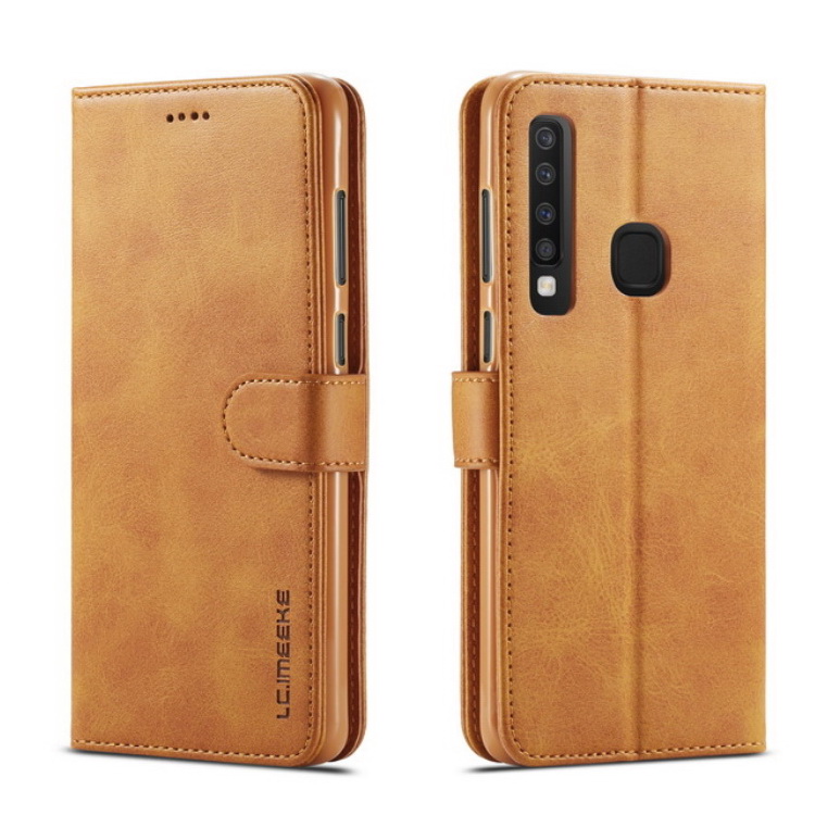 Case Samsung Galaxy A9 (2018) LC.IMEEKE #เคสฝาพับหนัง PU คุณภาพดีสไตล์กระเป๋าสตางค์พร้อมช่องใส่การ์ด
