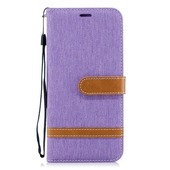เคส Samsung Galaxy A32 5G #เคสฝาพับหนัง PU พร้อมสายคล้องมือ สีสันสดใส