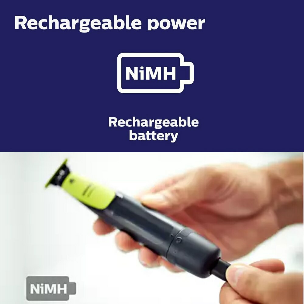 Philips® Norelco Oneblade Electric Trimmer and Shaver QP2510/49 ชุดโกนหนวดไฟฟ้า เครื่องโกนหนวด ที่กันจอน