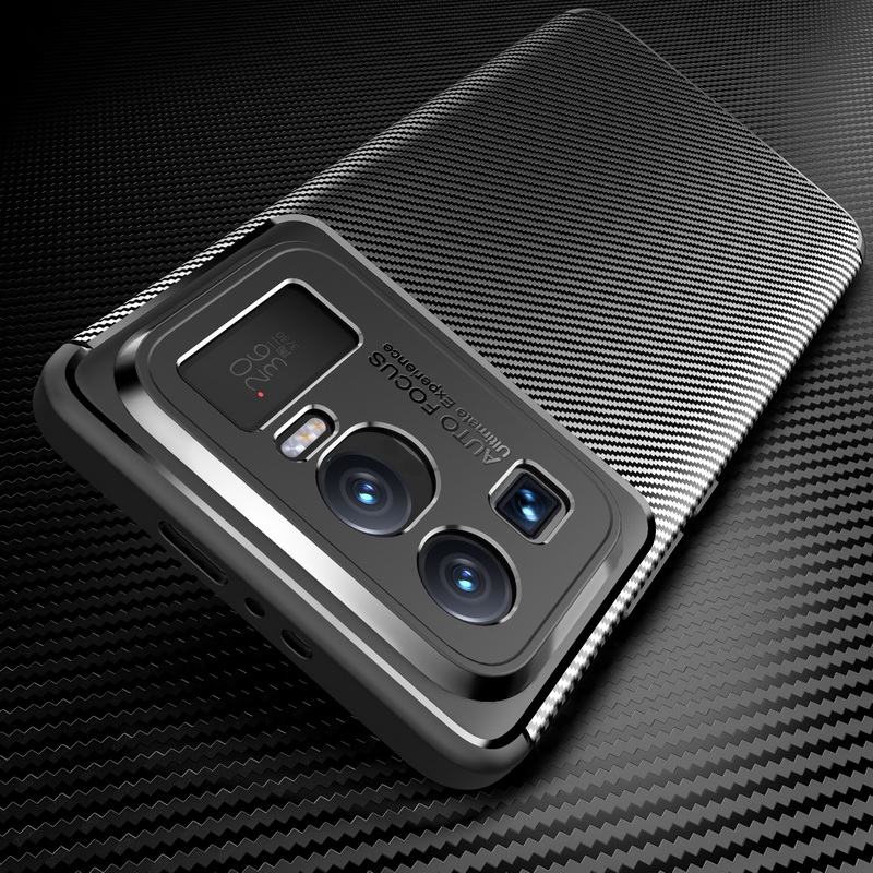 Case Xiaomi Mi 11 Ultra #เคสฝาหลังนิ่ม Carbon Fiber Anti-drop TPU Protection