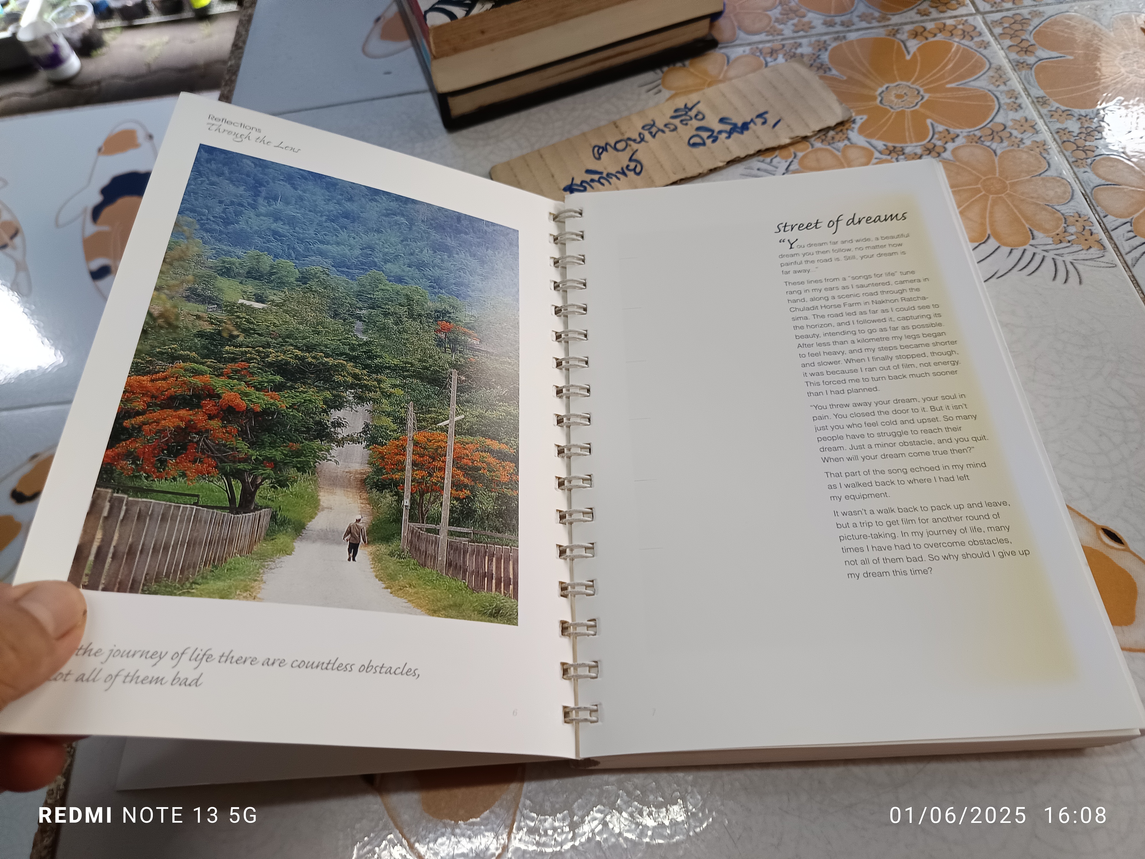 Reflections through the lens A collection of photographs & contemplations by Somkid Chaijitvanit