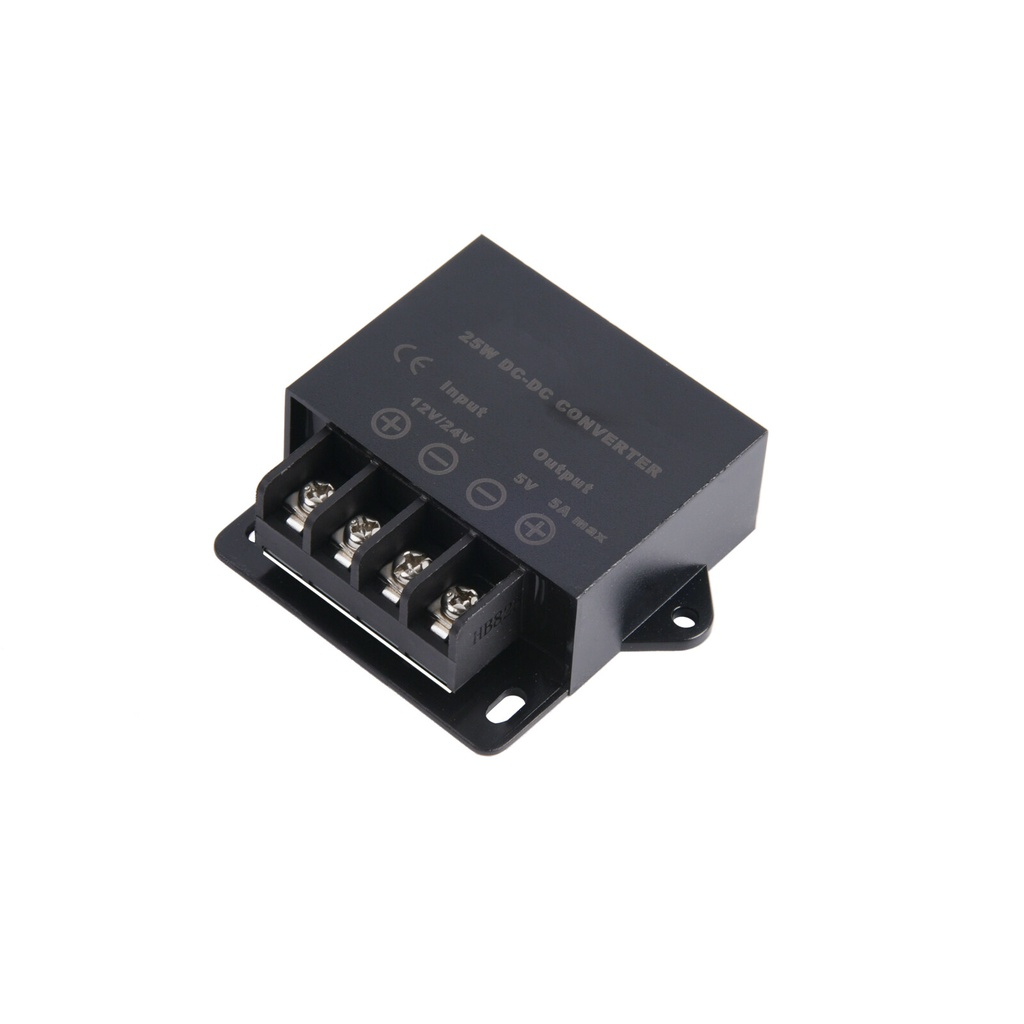 MINI DC Power Converter Mini DC 12V-24V ถึง 5V 3A/5A/10A / 15APower Converter IP68