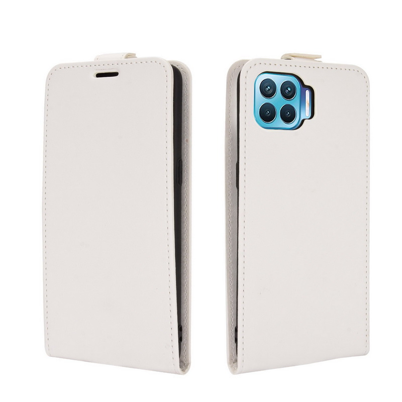 เคส OPPO A93 #เคสฝาพับหนัง PU Crazy Horse แนวตั้ง พร้อมช่องเสียบการ์ด