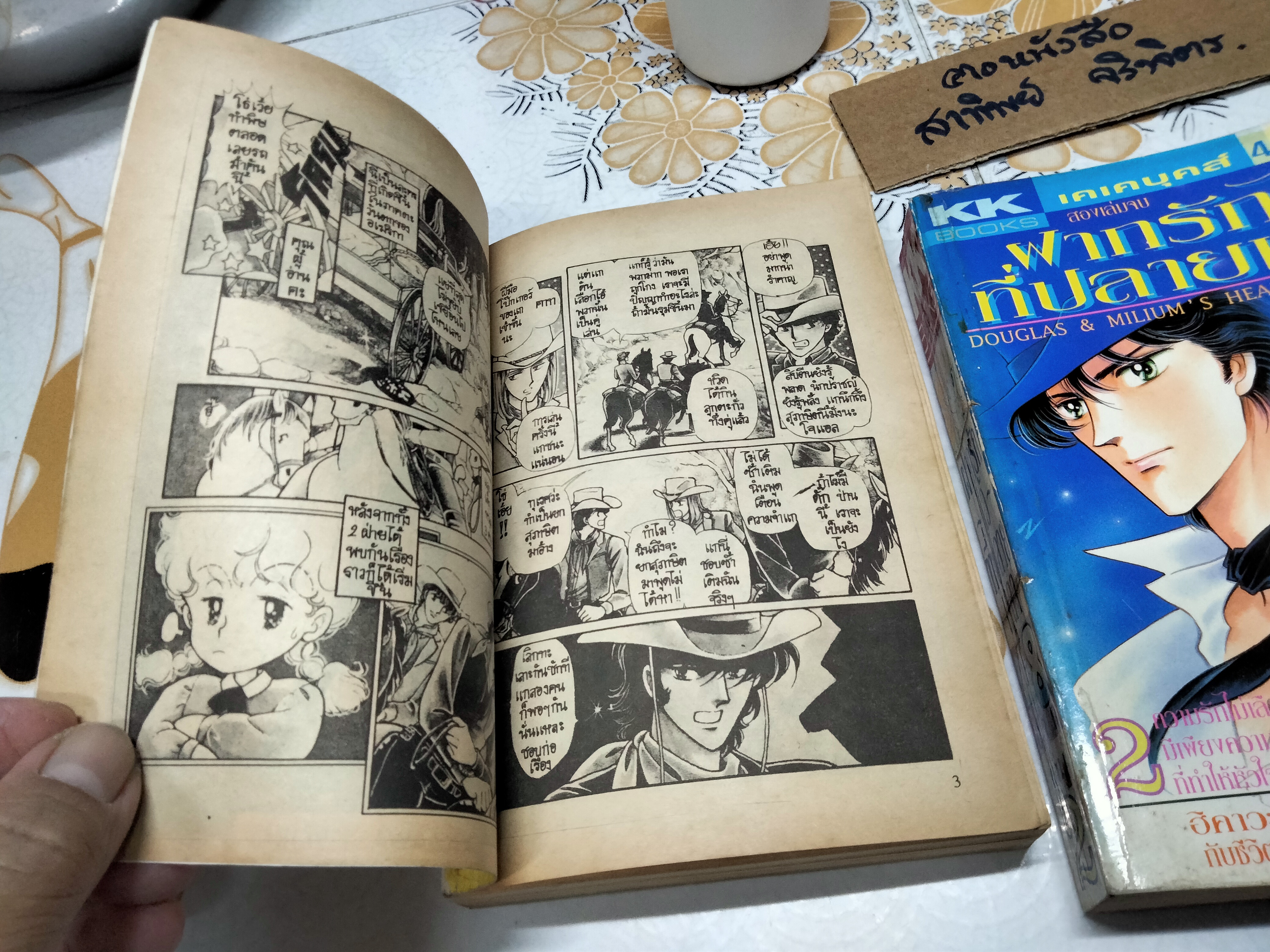 หนังสือการ์ตูน ฝากรักไว้ที่ปลายเวลา (2เล่มจบครบชุด) โดยฮิคาวะ เคียวโกะ **สินค้าหมด**