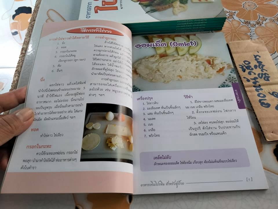 ตำราอาหารจากไข่ขาว จัดทำโดย พงษ์จันทร์ ประเวศวรารัตน์ **สินค้าหมด**
