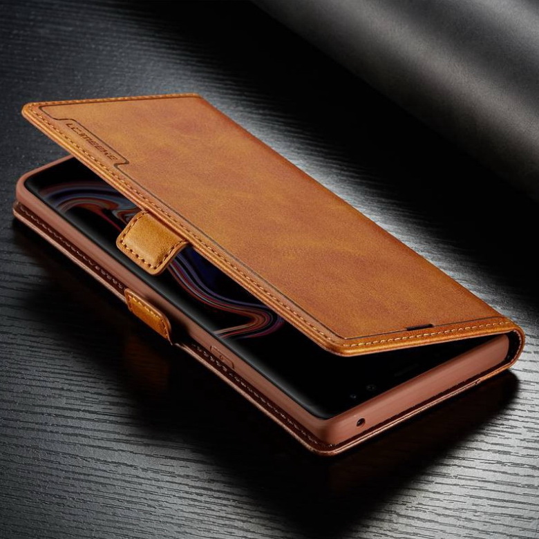 Case Samsung Galaxy Note 9 #เคสฝาพับหนัง PU สไตล์กระเป๋าสตางค์พร้อมช่องใส่การ์ด Fashion Retro Card Slot Wallet Flip Cover PU Leather Phone Case