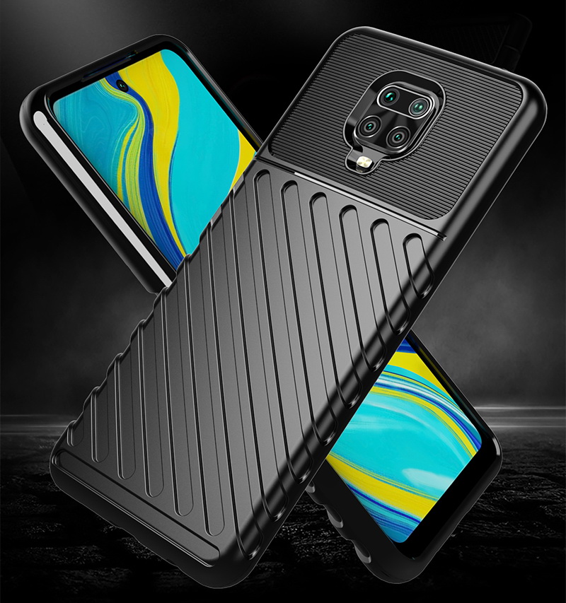 เคส Redmi Note 9 Pro/Redmi Note 9S #เคสฝาหลัง TPU อ่อน Thunder Series Twill Texture Soft TPU