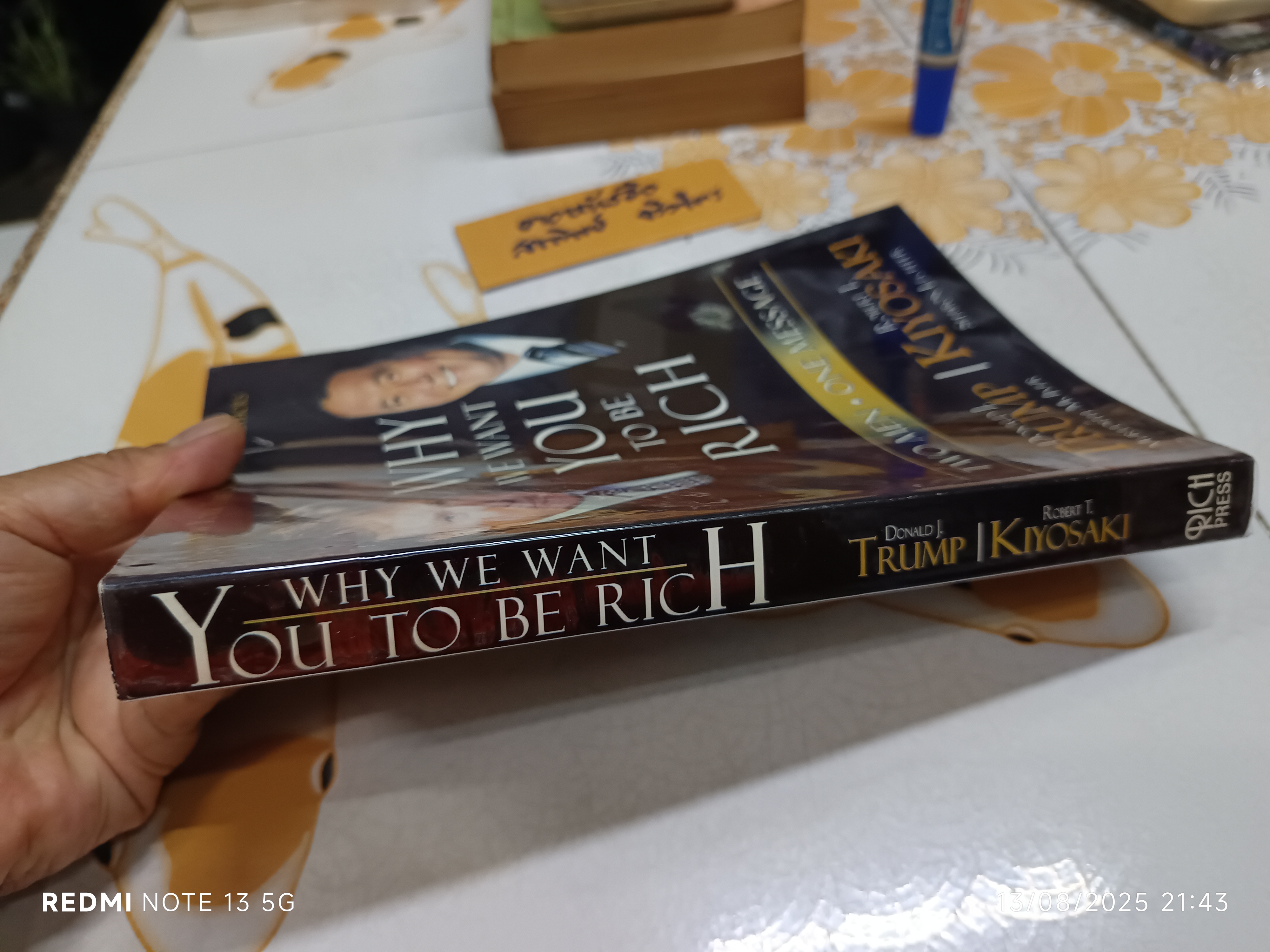 Why We Want You To Be Rich : Two Men One Message Donald J. Trump และ Robert T. Kiyosaki
