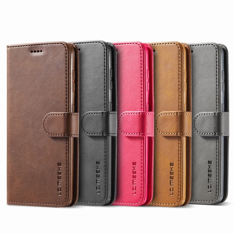 เคส Xiaomi Mi 10T Pro #เคสฝาพับหนัง PU LC.IMEEKE คุณภาพดีสไตล์กระเป๋าสตางค์พร้อมช่องใส่การ์ด
