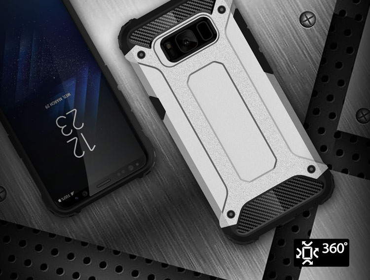 เคส Samsung Galaxy S8 Plus ชุดหุ้มเกราะกันกระแทกไฮบริด พลาสติก + TPU