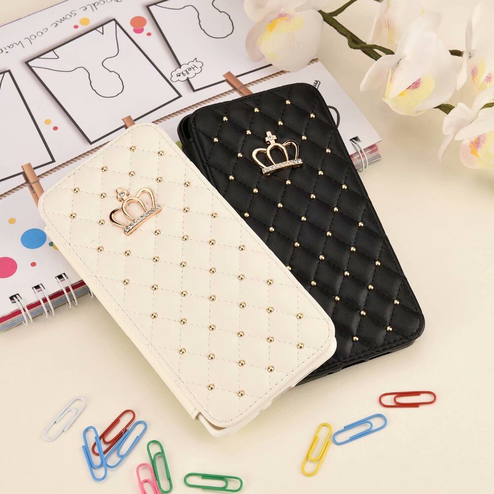 Case Huawei P30 Pro #เคสฝาพับหนัง PU มีช่องเสียบการ์ด Stitching Rhombus Crown Stand Leather