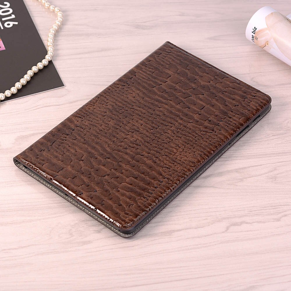 เคส Samsung Galaxy Tab A 8.0นิ้ว T350 T355 / P350 P355 #เคสฝาพับแบบกระเป๋าสตางค์ลายผิวหนังจระเข้ Crocodile Texture