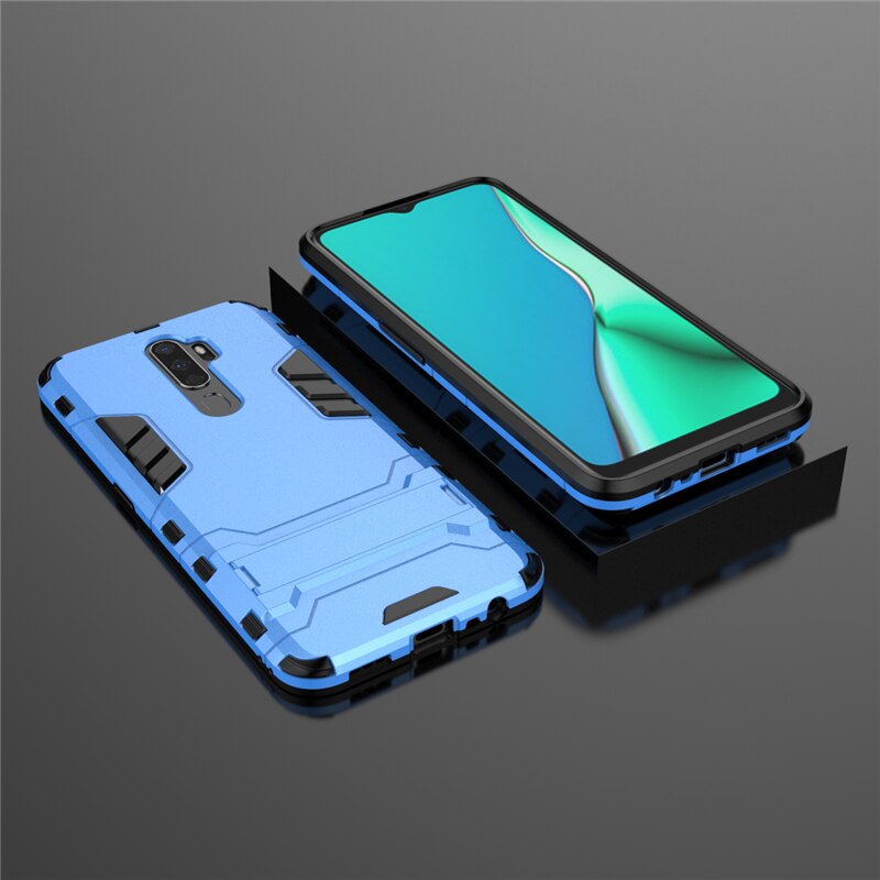 Case OPPO A9 (2020) / A5 (2020) #เคสฝาหลังพลาสติก ไฮบริด TPU + Kickstand