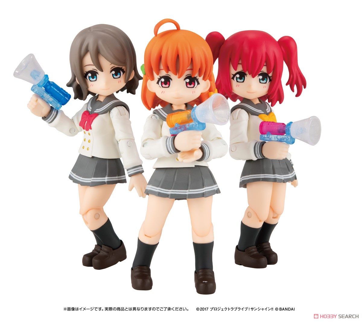 Aqours SHOOTERS! 01 action figures