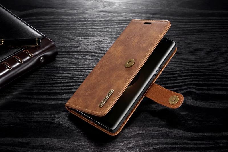 เคส Samsung Galaxy Note 8 SM-N950 #เคสฝาพับสไตล์กระเป๋าสตางค์แบบแยกส่วน DG.MING Detachable 2-in-1 Wallet Split Leather