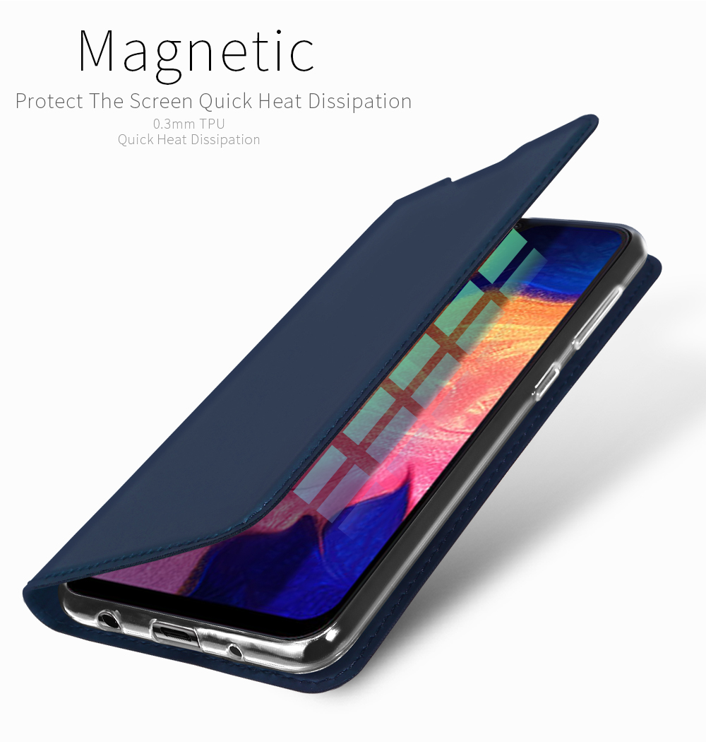 Case Samsung Galaxy A10 #เคสฝาพับ DUX DUCIS Skin Pro Series คุณภาพดีราคาถูก