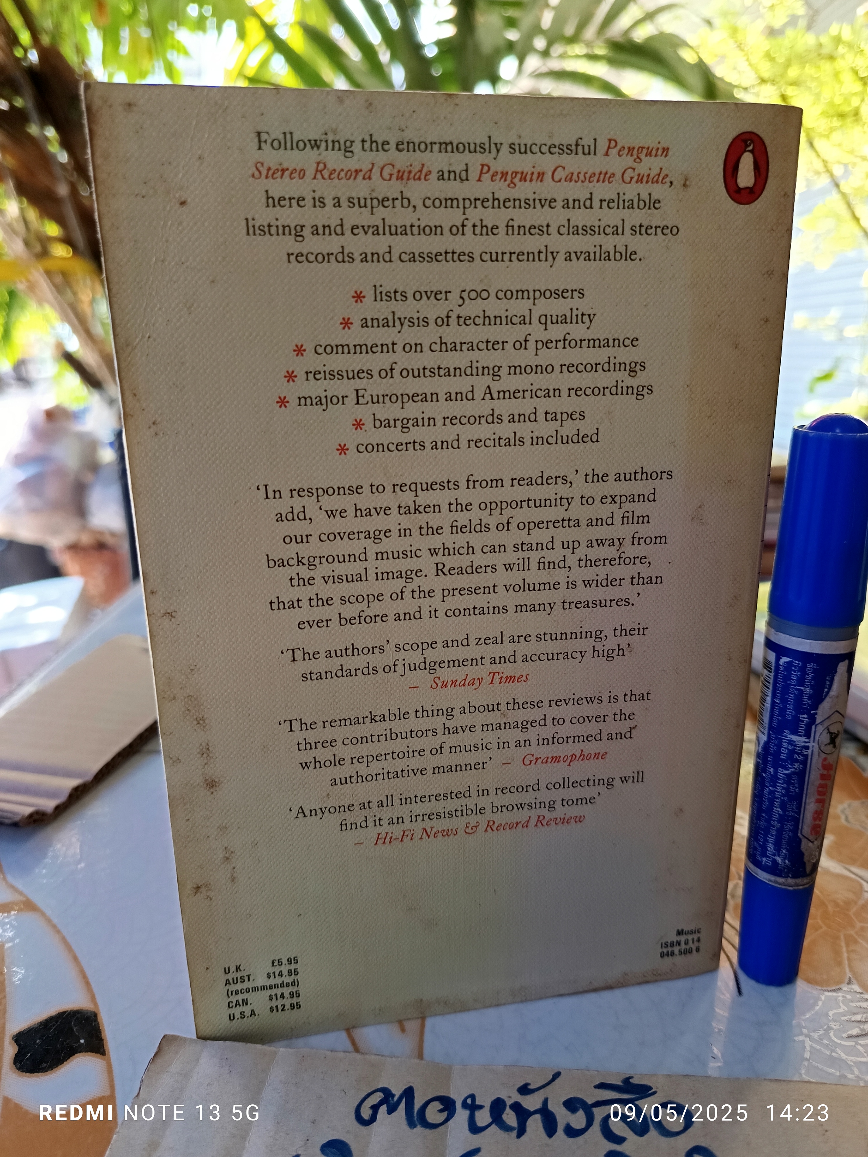 The New Penguin Stereo Record and Cassette Guide First published 1982 Edward Greenfield , Robert Layton and Ivan March