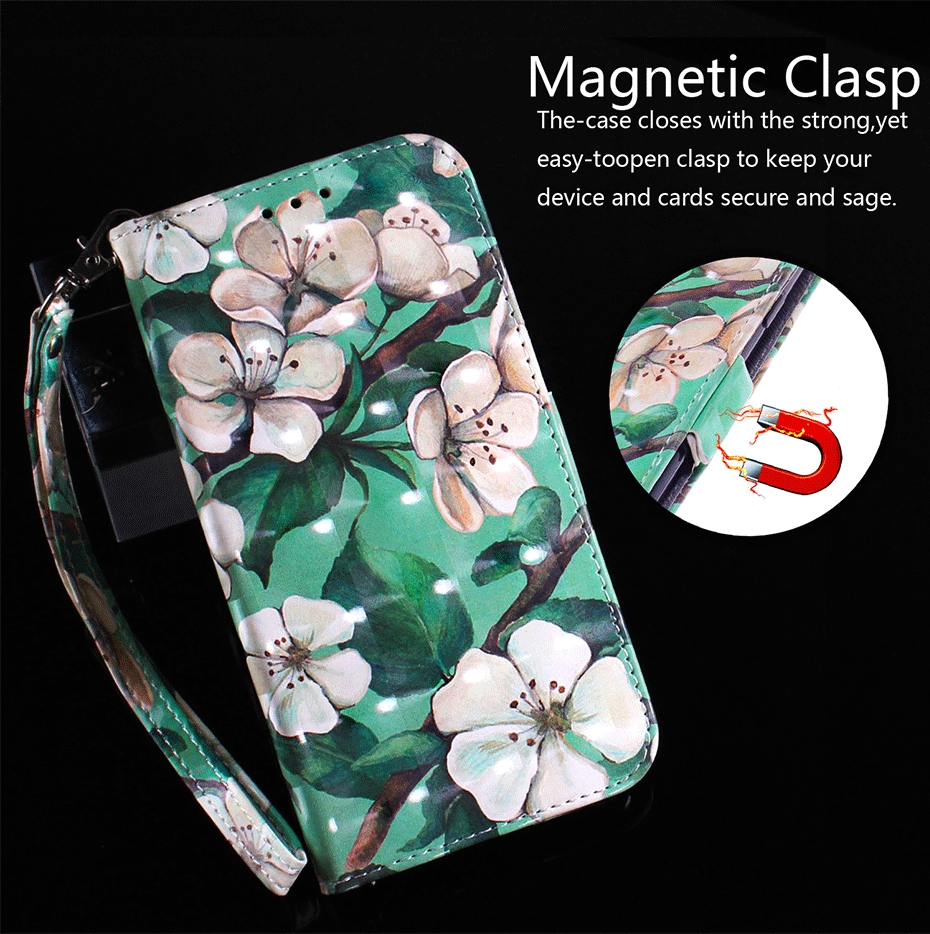 Case Samsung Galaxy A9 (2018) #เคสฝาพับแบบกระเป๋าสตางค์ Pattern Printing Wallet Stand